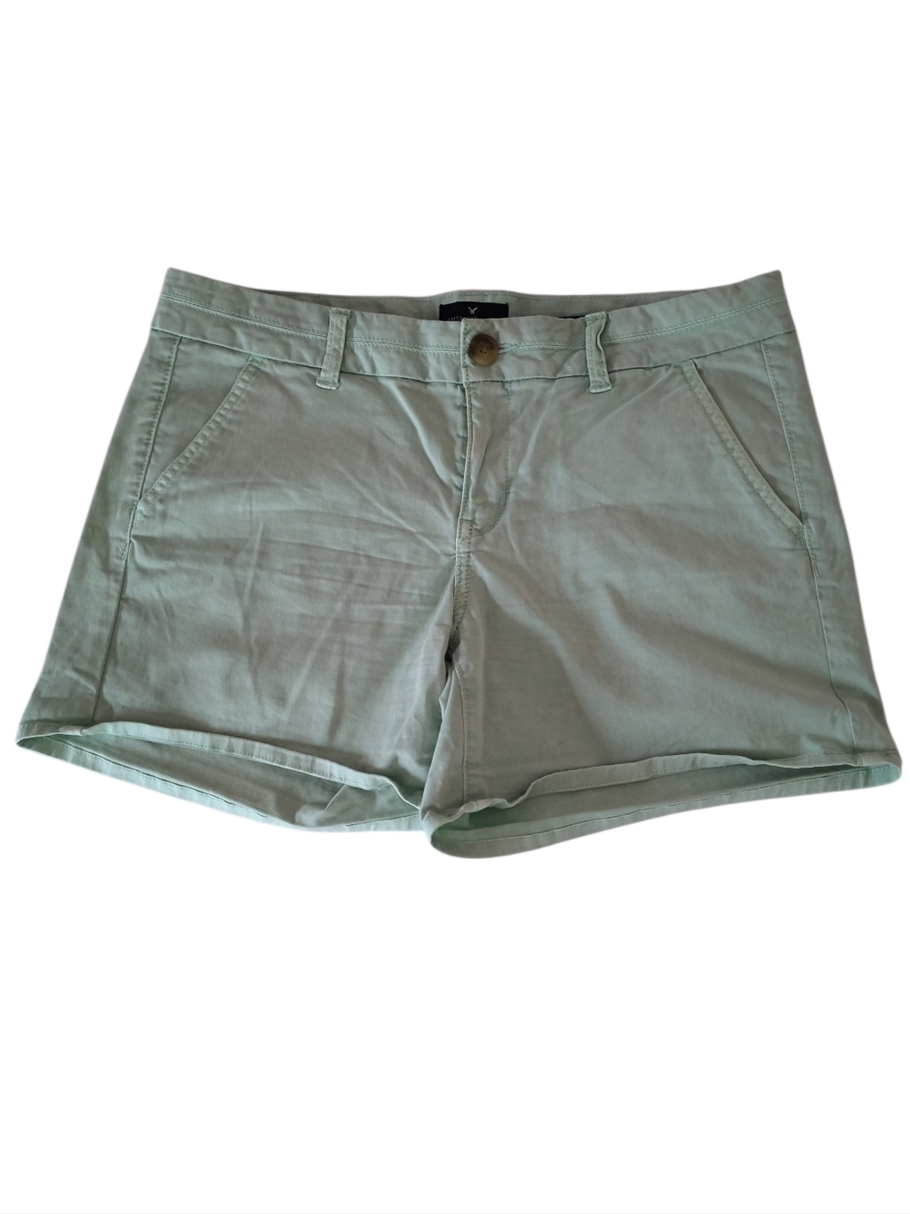 American Eagle Outfitters Mint Green Women's "Midi" Shorts Size 10